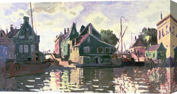 Claude Monet Zaandam Stretched Canvas Print / Canvas Art