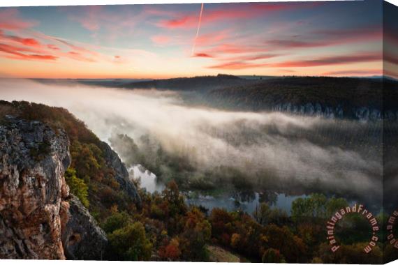 Collection 12 Canyon of Mists Stretched Canvas Print / Canvas Art