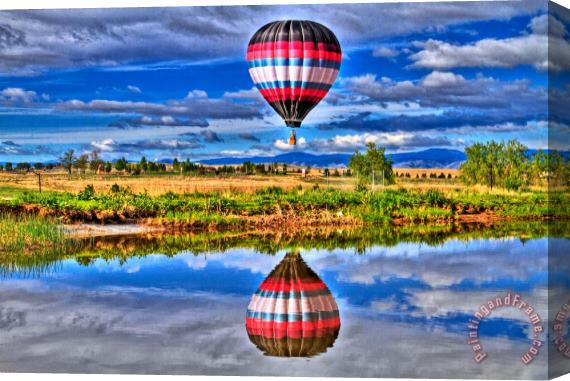 Collection 14 Balloon Reflections Stretched Canvas Print / Canvas Art