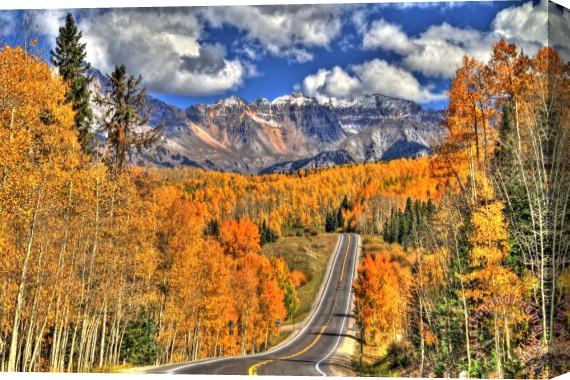 Collection 14 Peak Highway Stretched Canvas Print / Canvas Art