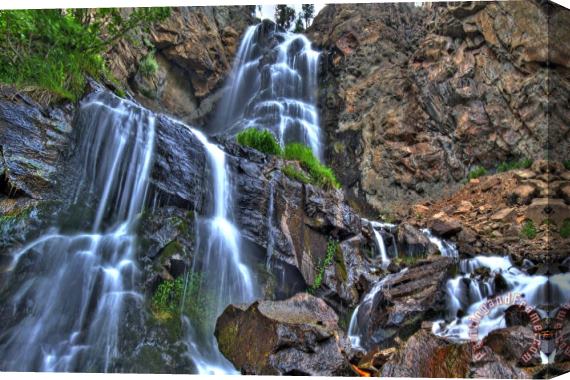 Collection 14 Silver Falls Stretched Canvas Print / Canvas Art