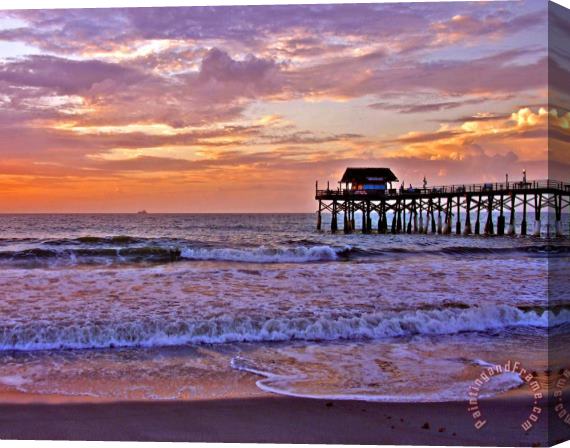Collection 14 The Pier Stretched Canvas Print / Canvas Art