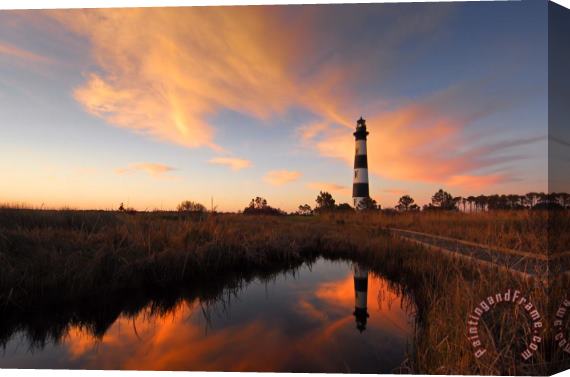 Collection 3 Bodie Island Lighthouse OBX Stretched Canvas Painting / Canvas Art