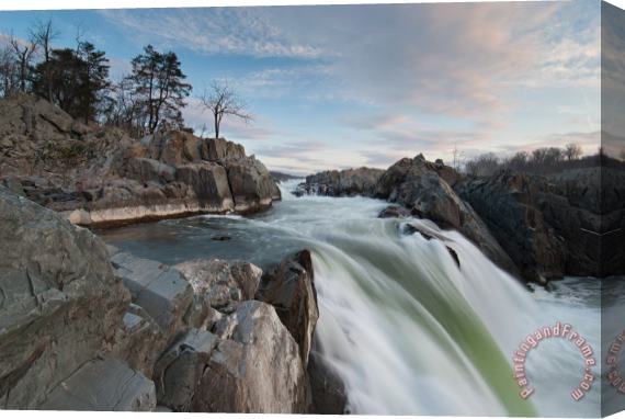Collection 3 Great Falls on the Potomac River Stretched Canvas Print / Canvas Art