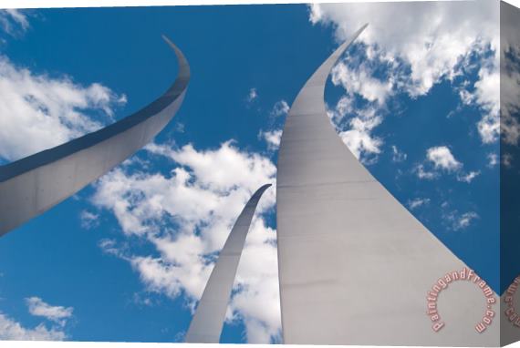 Collection 3 United States Air Force Memorial Spires Stretched Canvas Print / Canvas Art