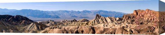 Collection 6 Zabriskie Point Panorama Stretched Canvas Print / Canvas Art