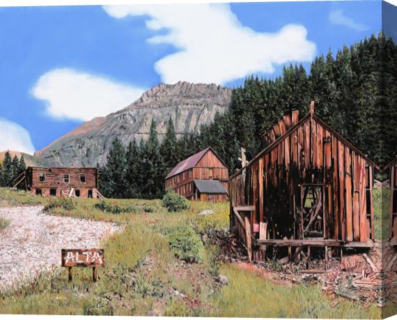 Collection 7 Alta in Colorado Stretched Canvas Painting / Canvas Art