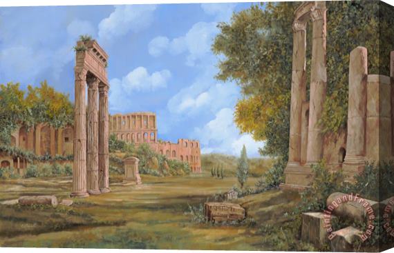 Collection 7 Anfiteatro Romano Stretched Canvas Print / Canvas Art
