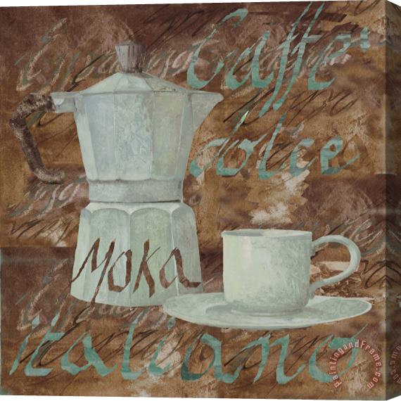 Collection 7 Caffe Espresso Stretched Canvas Painting / Canvas Art