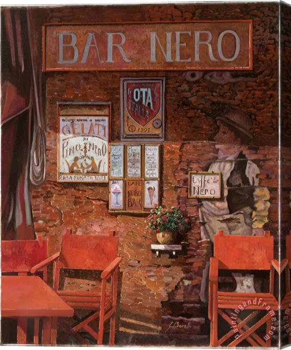 Collection 7 caffe Nero Stretched Canvas Painting / Canvas Art