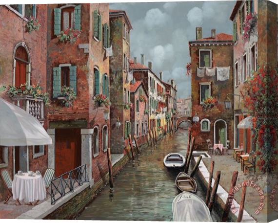 Collection 7 colazione a Venezia Stretched Canvas Painting / Canvas Art