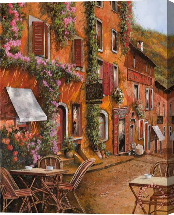 Collection 7 Il Bar Sulla Discesa Stretched Canvas Painting / Canvas Art