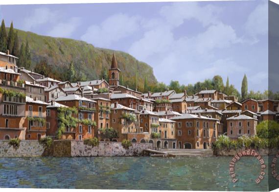 Collection 7 Sul Lago di Como Stretched Canvas Print / Canvas Art
