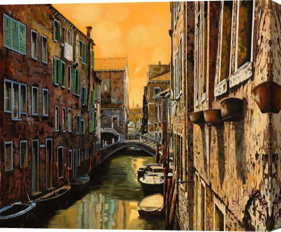 Collection 7 Venezia Al Tramonto Stretched Canvas Print / Canvas Art