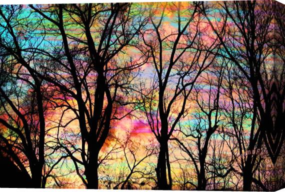 Collection 8 Cotton candy sunrise Stretched Canvas Painting / Canvas Art