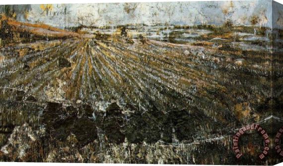 Collection Anselm Kiefer's Nigredo Stretched Canvas Painting / Canvas Art