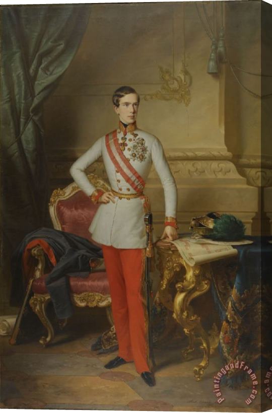 Collection Anton Einsle Kaiser Franz Joseph I Stretched Canvas Painting / Canvas Art