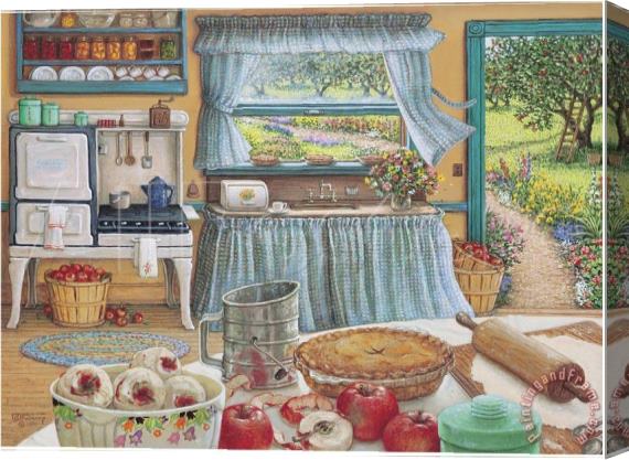 Collection Apple Pie Harvest Stretched Canvas Painting / Canvas Art
