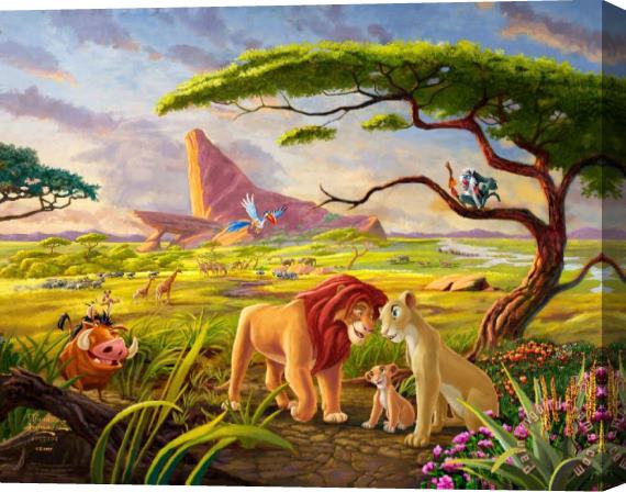 Collection Disney The Lion King Remember Who You Are Stretched Canvas Print / Canvas Art
