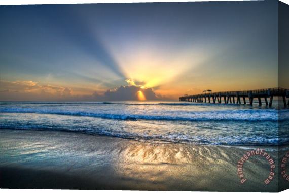 Collection Heaven's Door, Sunrise Stretched Canvas Print / Canvas Art