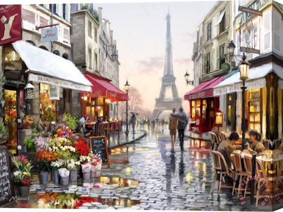 Collection Paris Cityscape Stretched Canvas Print / Canvas Art