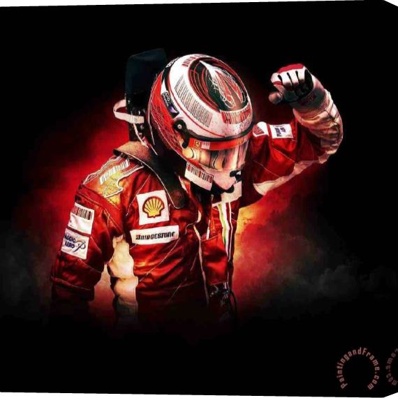 Collection Racing Man Stretched Canvas Painting / Canvas Art