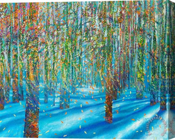 Collection Snowfall Stretched Canvas Painting / Canvas Art