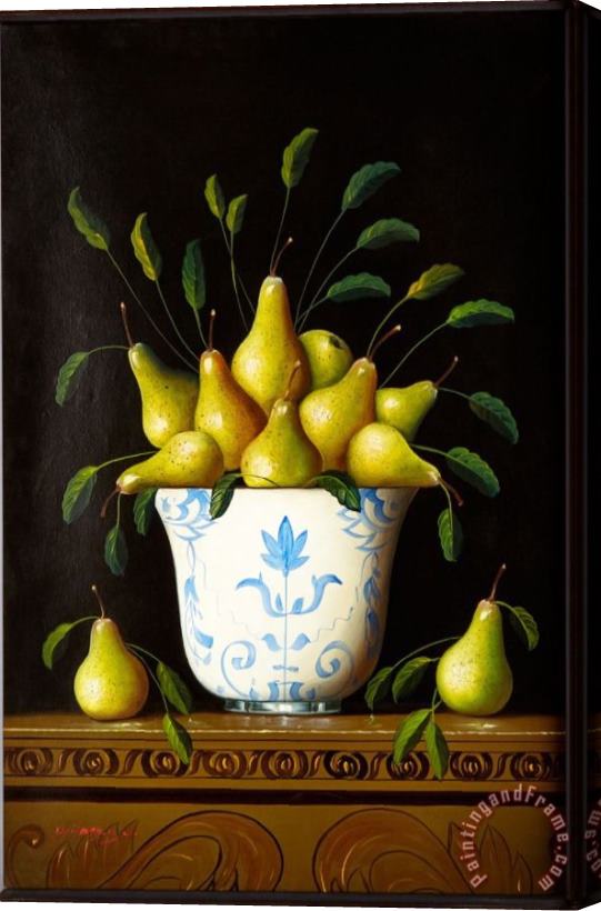 Collection Still Life Pear Stretched Canvas Painting / Canvas Art