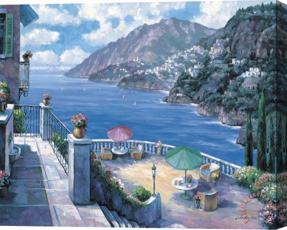 Collection The Amalfi Coast John Zaccheo Stretched Canvas Painting / Canvas Art