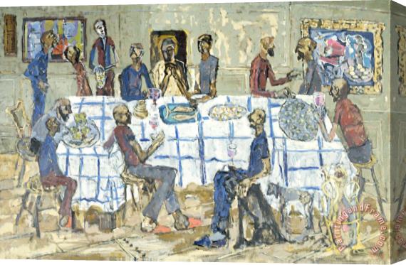 Conrad Romyn The Last Supper Stretched Canvas Print / Canvas Art