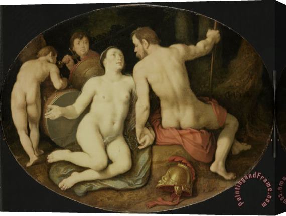 Cornelis Cornelisz. van Haarlem Venus And Mars Stretched Canvas Print / Canvas Art