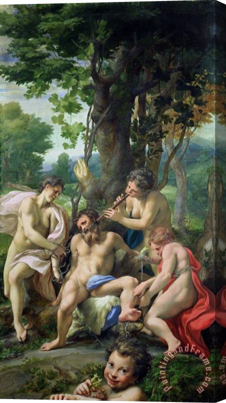 Correggio Allegory of The Vices Stretched Canvas Painting / Canvas Art