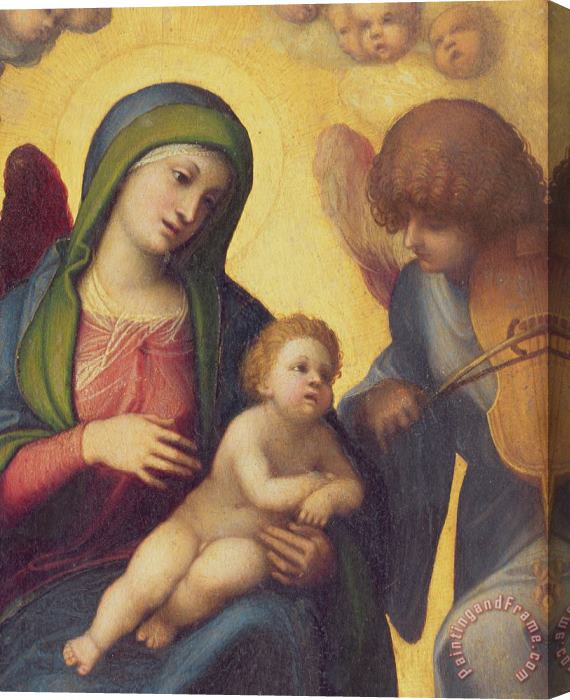 Correggio Madonna and Child with Angels Stretched Canvas Painting / Canvas Art
