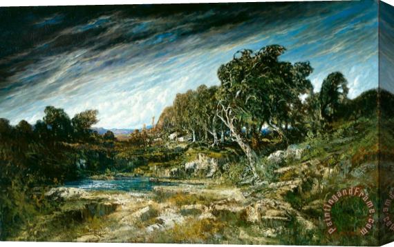 Courbet, Gustave The Gust of Wind Stretched Canvas Print / Canvas Art