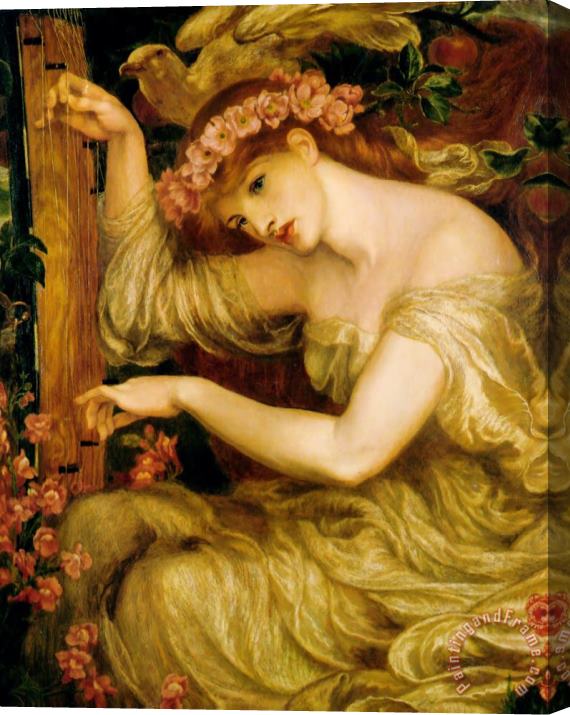 Dante Gabriel Rossetti A Sea Spell Stretched Canvas Painting / Canvas Art