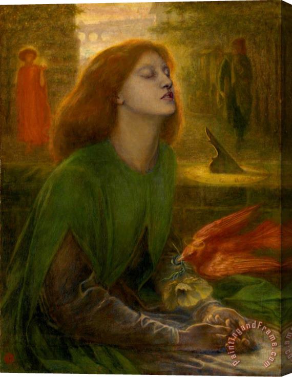 Dante Gabriel Rossetti Beata Beatrix Stretched Canvas Print / Canvas Art