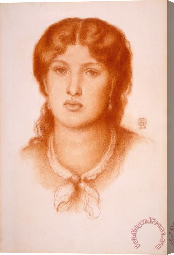 Dante Gabriel Rossetti Fanny Cornforth Stretched Canvas Print / Canvas Art