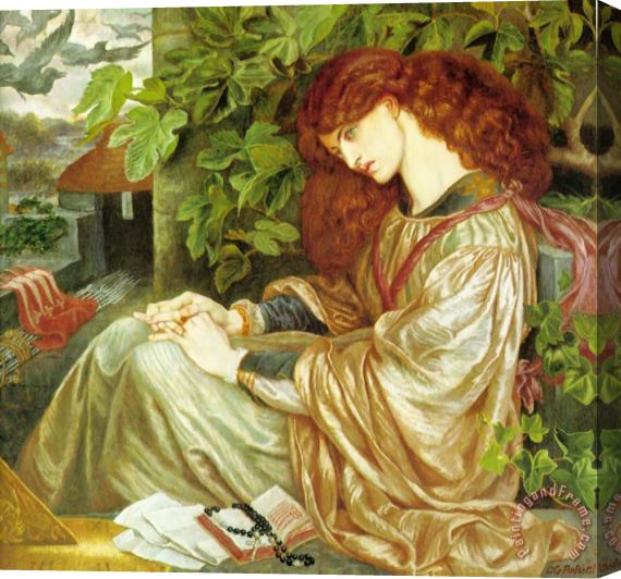 Dante Gabriel Rossetti La Pia De' Tolomei Stretched Canvas Print / Canvas Art