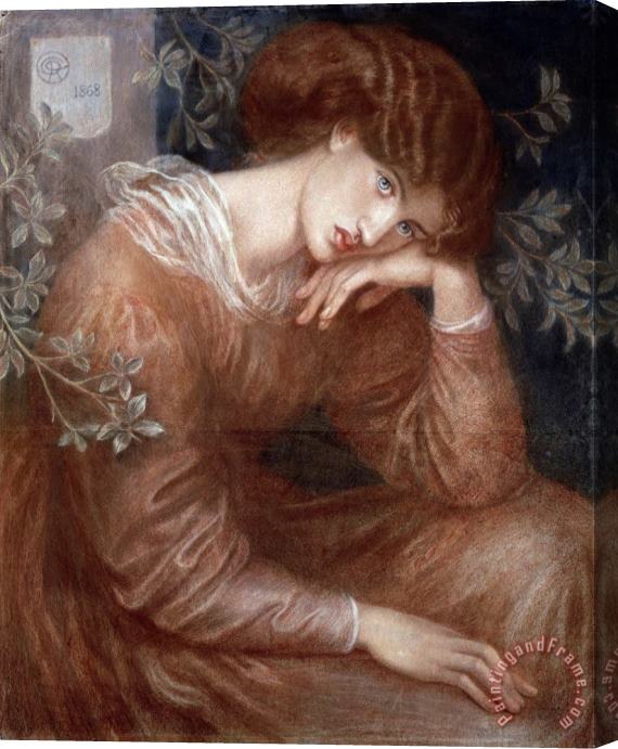 Dante Gabriel Rossetti Reverie Stretched Canvas Painting / Canvas Art