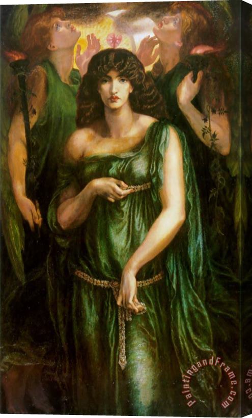 Dante Gabriel Rossetti Syrian Astarte Stretched Canvas Painting / Canvas Art