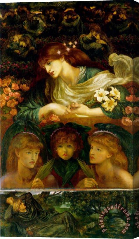 Dante Gabriel Rossetti The Blessed Damozel Stretched Canvas Painting / Canvas Art
