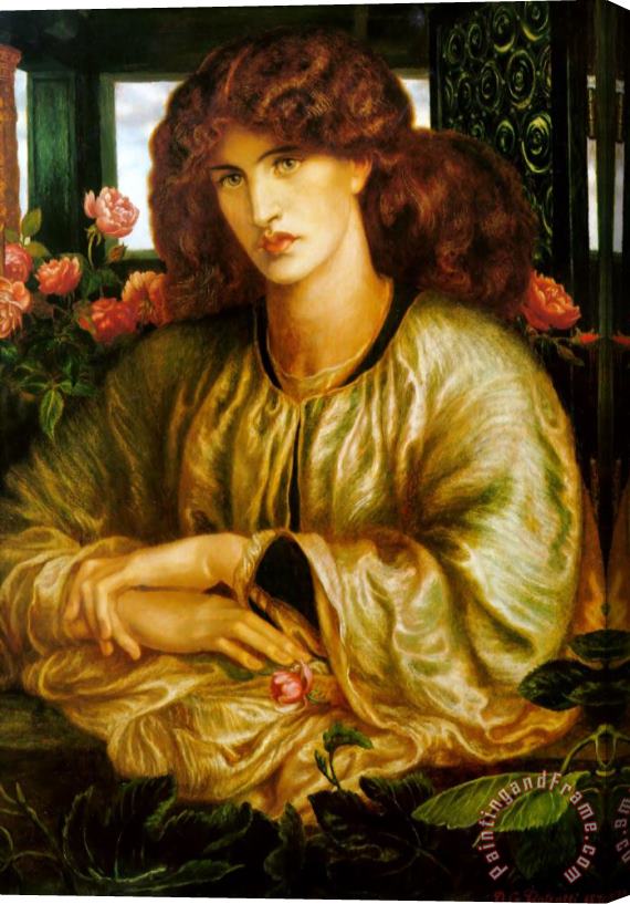 Dante Gabriel Rossetti The Lady of The Window Stretched Canvas Print / Canvas Art