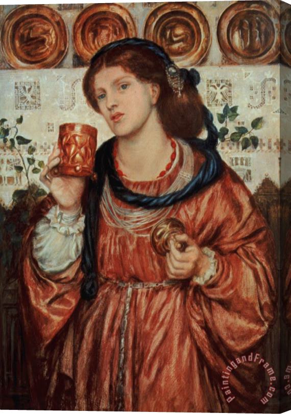 Dante Gabriel Rossetti The Loving Cup Stretched Canvas Painting / Canvas Art