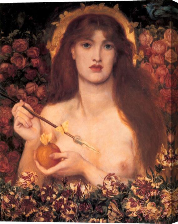 Dante Gabriel Rossetti Venus Verticordia Stretched Canvas Painting / Canvas Art