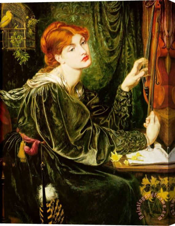 Dante Gabriel Rossetti Veronica Veronese Stretched Canvas Painting / Canvas Art