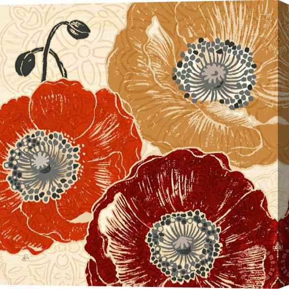 Daphne Brissonnet A Poppy's Touch III Stretched Canvas Painting / Canvas Art