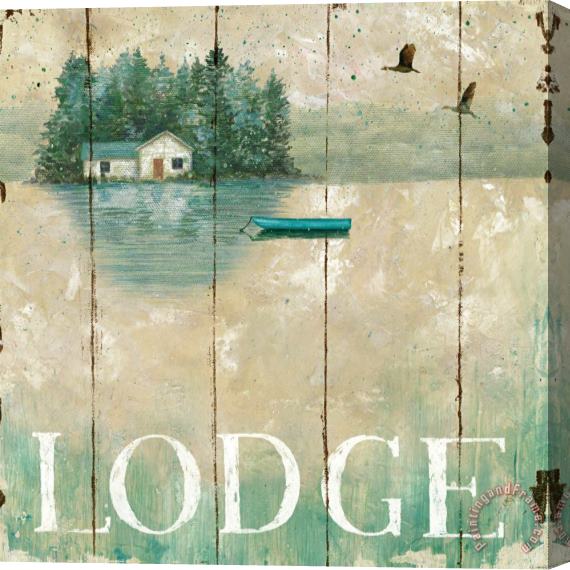 Daphne Brissonnet Waterside Lodge II Stretched Canvas Painting / Canvas Art