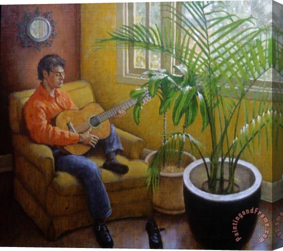 David Hardy Between Songs Stretched Canvas Painting / Canvas Art