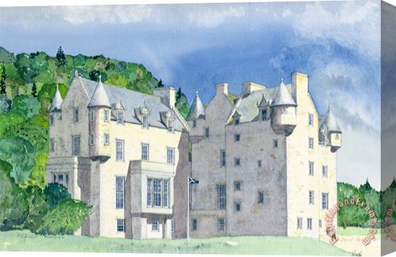 David Herbert Castle Menzies Stretched Canvas Painting / Canvas Art