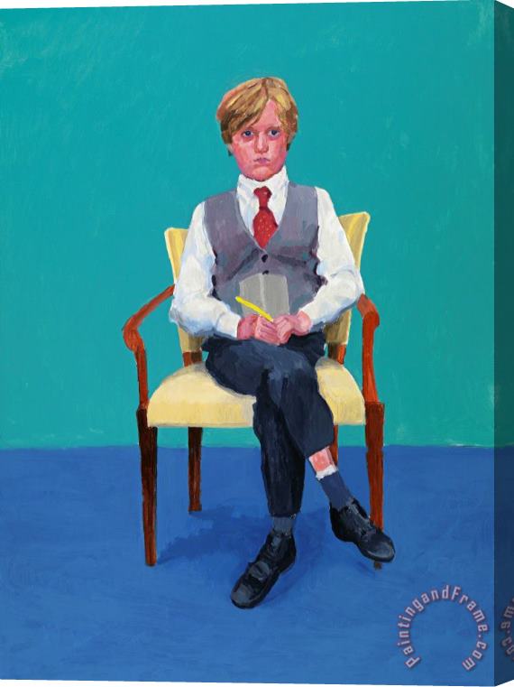 David Hockney Rufus Hale, 2015 Stretched Canvas Print / Canvas Art